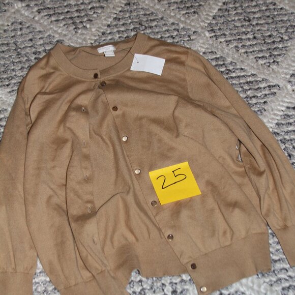 J. Crew Sweaters - Women's Brand New Cardigan Kakhi Size Large